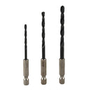 15 pcs High Speed Steel Titanium Coated Drill Bits Set 3 4 5 mm Hex Shank