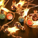 10x Mini Glass Bottles Jars Cork Stopper Vial Wedding Party Favour Decoration