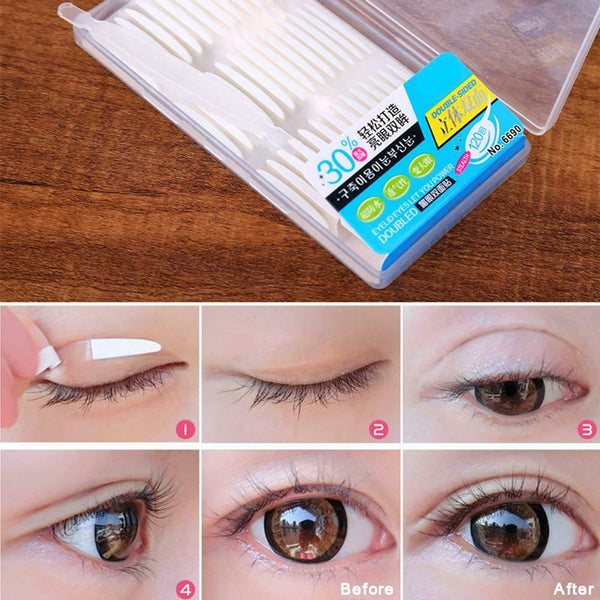120 Pairs Eyelid Stickers Double Tapes Thin Invisible Big Eyes Tool (Wide)
