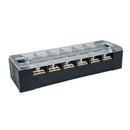 5pcs / Strip 6 Position 25A Block Double Row Wire Barrier Terminal Block