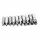 10pcs set Straight Shank 4 Flute End Mill Cutter Drill Bit Metal Power Tool