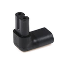 Updown angled IEC 320-C8 male plug to C7 female power socket adapter converterâ„–[
