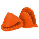 2x Oven Mini Mitts Silicone Heat Resistant Anti-scald Gloves for Cooking Pi V6R1