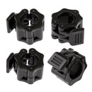 2 Pairs Locking Collars Plastic Olympic Barbell Collar 30mm Black