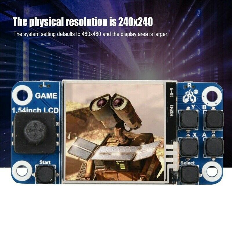 for Raspberry Pi Game Zero W/2B/3B+ 1.54Inch Mini LCD Touchscreen Display D2X4
