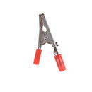 10pcs 50mm Black Red Plastic Handle Test Probe Metal Alligator Clips MO