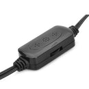 Portable Clip-On USB Powered Stereo Speaker Soundbar for Notebook Laptop PC