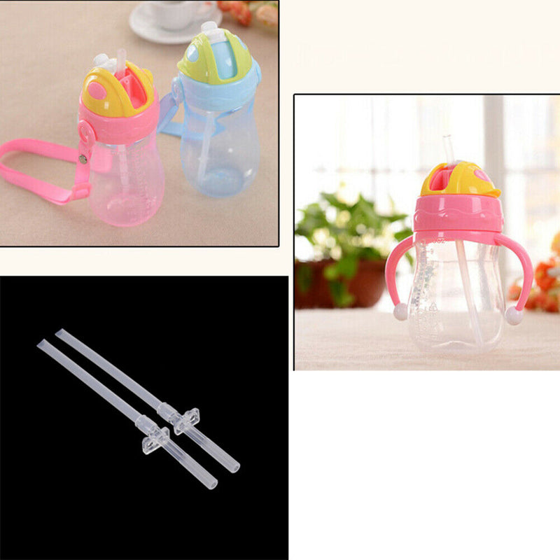 1 Set Children Bottle Straw Silicone PP Sippy Accessories for children bottle