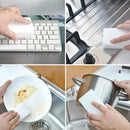 100PCS Cleaning Magic Sponge Eraser Melamine Cleaner Multi-functional Foam Gray
