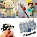 6-12mm 100pcs Safety Eyes For Teddy Bear Making Soft Amigurumi Toys Animal E0U2