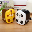 Panda&Tiger Cartoon Hand Manual Rotating Pencil Sharpener for Office School Kids