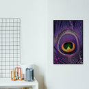 5D DIY Full Drill Diamond Painting Cross Stitch Embroidery (Purple Feather)
