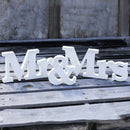 Prochive wedding table deco letters in raw wood MR & MRS G4Q9