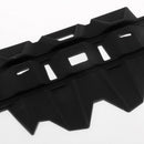 2x Exhaust Muffler Silencer Anti-hot Guard Heat Shield Cover Black+Orange
