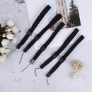 5x Black wrist strap lanyard hand grip string for nintendo wiiremotecontrollerU2
