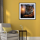 5D DIY Full Round Drill Diamond Painting Novelty Tiger Cross Stitch (B1105) A