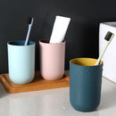 Fashion Simple Pp Plain Plastic Couple Mouthwash Cup For Rinsing Mug Water  R9H1