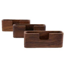 Wooden Business Id Card Holder Desk Name Card Stand B2Y8 Desktop Shelf Disp Q0U1