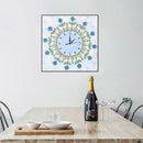 DIY Flower Special Shaped Diamond Painting Cross Stitch Clock Home Decor
