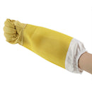 1 Pair Protective Bee Keeping Synthetic Leather Long Sleeves Glove 45*15c AJP