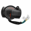 Universal Motorcycle Tachometer Digital Counter Speed Gauge Backlight Indic