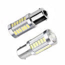 LED Car White Bulb Reverse Light 33-SMD 5630 5730 12V BA15S P21W 1156 Backup x2