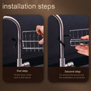 Faucet Storage Racks Sink Organizer Stainless Steel Draining Soap Sponge Dish