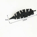 Black Leaf Plant Hair Clips Felt Handmade Hair Accessories for Women Kids G