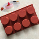 Cavity Round Cylinder Soap Mold Cupcake Silicone Mold Handmade Cylinder Mol T1J3