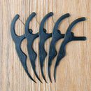 50 Pcs Bamboo Charcoal Dental Floss Teeth Sticks Tooth Picks Interdental Kits