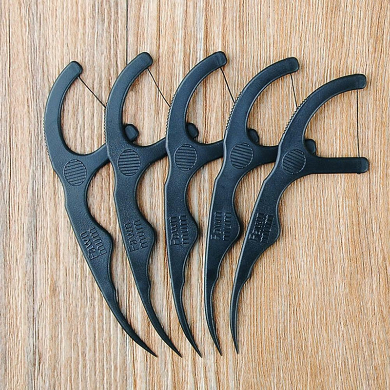 50 Pcs Bamboo Charcoal Dental Floss Teeth Sticks Tooth Picks Interdental Kits