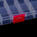 1Pc 10 Compartments Clear Plastic Storage Box Jewelry Screw Organizer Contai 3C