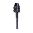 0.3-6.5mm Keyless Drill Chuck Screwdriver Driver Adaptor Hex Shank Drill Bits TO