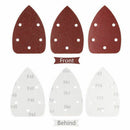 72 Pcs 140mm Mouse Detail Sander Sandpaper Sander Pads Sanding Sheets Assor