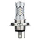 1 PCS H4 White 80W 16-SMD LED Bulbs Car Fog DRL Driving Light Headlight