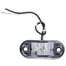 2 x Car Truck Trailer Piranha LED Side Marker Blinker Light Lamp Bulb White Z6E1