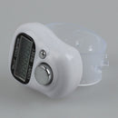 Mini LCD Electronic Digital Display Finger Hand Tally Counter Counting -Whi