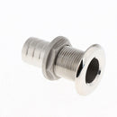 Boat Thru Hull Fitting/Drain 1 inch Hose Barb Marine 316 Stainless Steel