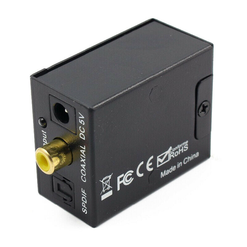 Digital to Analog Audio Converter Amplifier Decoder Optical Fiber Coaxial S V8B7