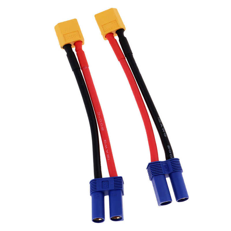 XT60 Female to Male EC5 Style Silicone Wire Connector Adapter Cable Converter