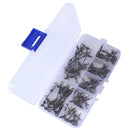 70pcs 3 Way Fishing Swivels Long Leg O-shape Rolling Swivels Fishing Tackle