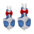 2 Pieces Fabric Cloth Bird FlightSuit, Comfortable Diaper Nappy Adjustable Pet
