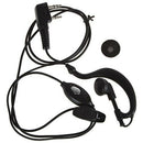 10Pieces G Shape 2 Pin PTT Earpiece Earphone Mic for Two Way Radio