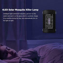 4LED Solar Mosquito Killer Lamp Electric Shock Insect Zapper Fly Trap Light