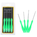 4Pcs Fishing Rigs Needle Kit Bait Needle Set Hook Drill Baiting Rig Tool CarpJ!c