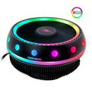 Coolmoon CPU Cooler RGB Color Change Quiet Mute Heatsink Fan for Desktop Case