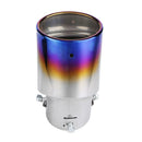 Universal Automobiles Car Gas Exhaust Flue Muffler Noise Snubber Tip Pipe