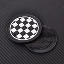 3x fit for Mini R55 R56 R58 R59 Anti-Slip Cup Mat Checkered Coasters Cup Holder