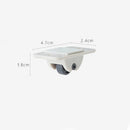 4pcs Wheels Storage Box Pulley ABS Bottom Furniture Caster One-way Self