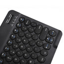 Portable Bluetooth 3.0 Keyboard Rechargeable PC Wireless Keypad (Black) A